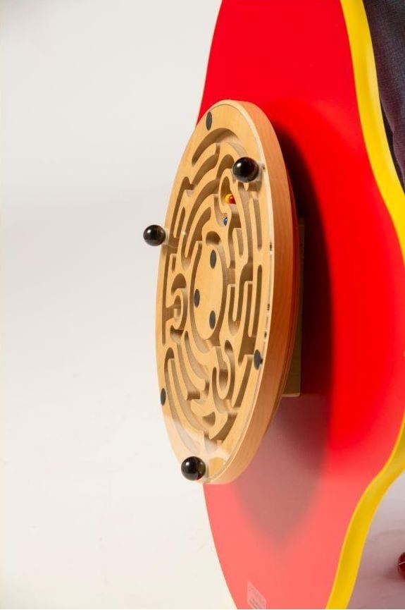 Lucky Labyrinth Wall Maze Game - 3D Wooden Puzzle Brain Teaser for Kids & Adults - Fun Home Decor & Stress Relief Toy for Office, Bedroom, or Game Room