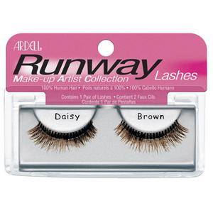 Ardell Runway False Eyelashes - Wispy Daisy Brown Lashes for Natural Volume & Length | Perfect for Everyday Wear, Parties & Special Occasions