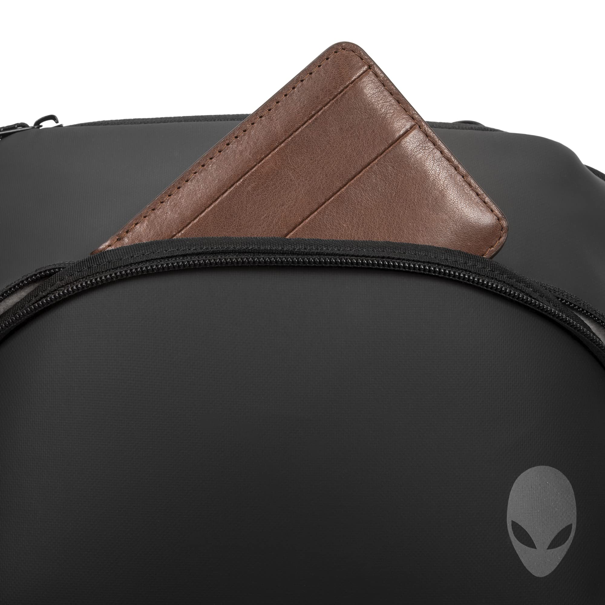 Alienware 17-inch Gaming Laptop Backpack - Weather Resistant, Shockproof & TSA-Friendly Travel Backpack with Anti-Scratch Interior for Men & Women | Perfect for Business Trips, College & Daily Commute - Galaxy Weave Black