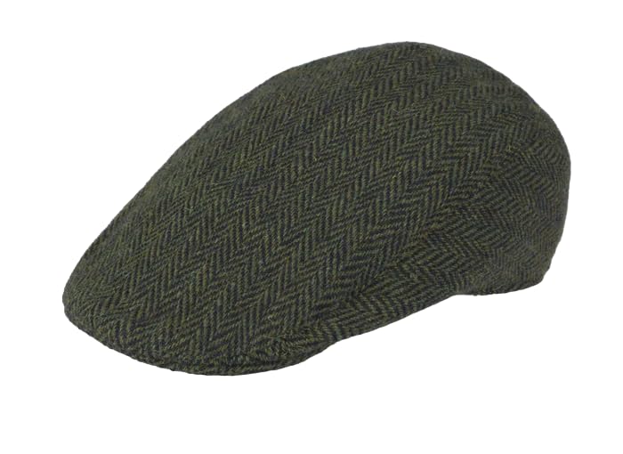 Green Herringbone