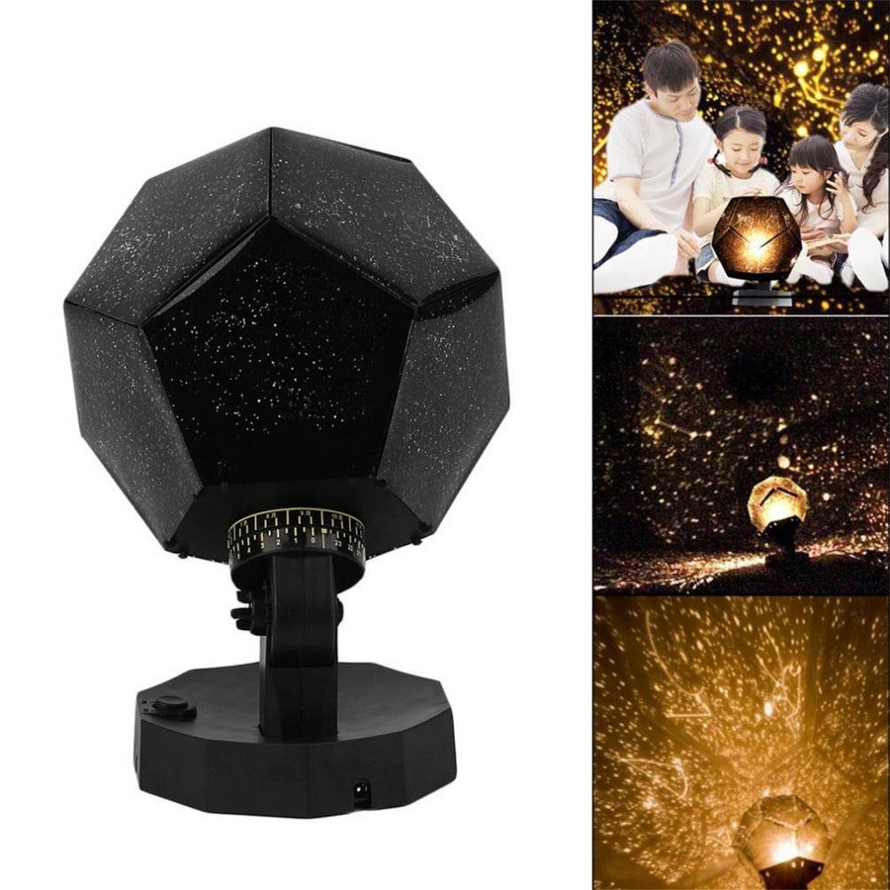 Starry Sky Night Light Projector - Galaxy Star Projector for Kids & Adults, 360° Rotating LED Nebula Lamp for Bedroom, Nursery, Party Decor & Relaxation