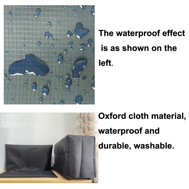 3-Piece Computer Dust Cover Set - Monitor, Keyboard & PC Tower Protector | Oxford Cloth Dustproof Covers for Desktop Computer (24