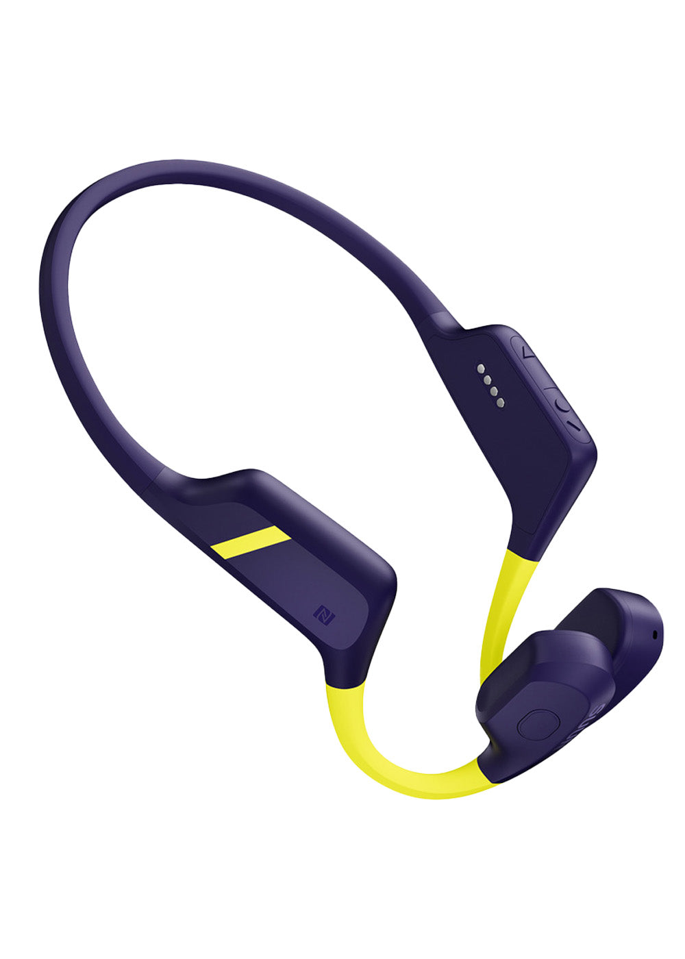 Suunto Aqua Waterproof Bluetooth Headphones - Lime Blue for Swimming, Running & Outdoor Sports