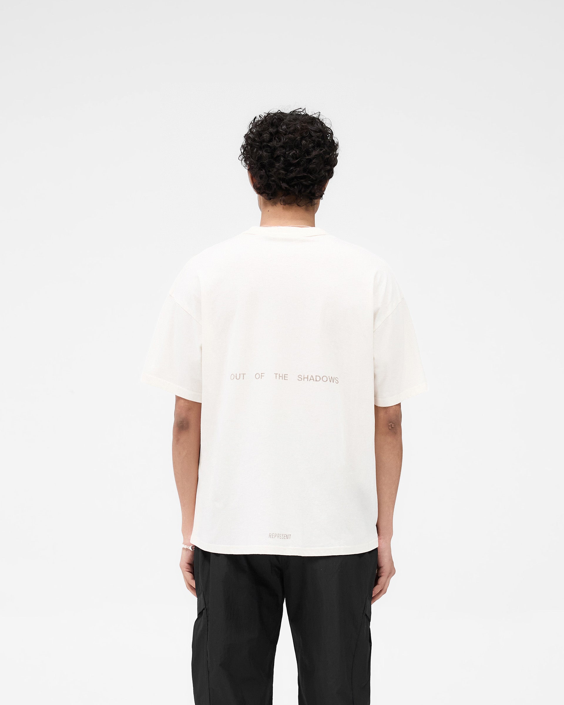 Custom Team Rep T-Shirt - Flat White | Soft Cotton Crewneck Tee for Sports, Events & Casual Wear