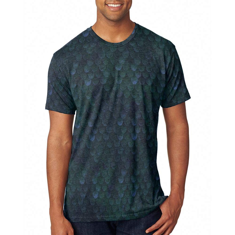 Halloween Wood Elf Scale Mail Armor Costume T-Shirt for Men - Fantasy Cosplay, LARP, Renaissance Faire & Medieval Theme Parties