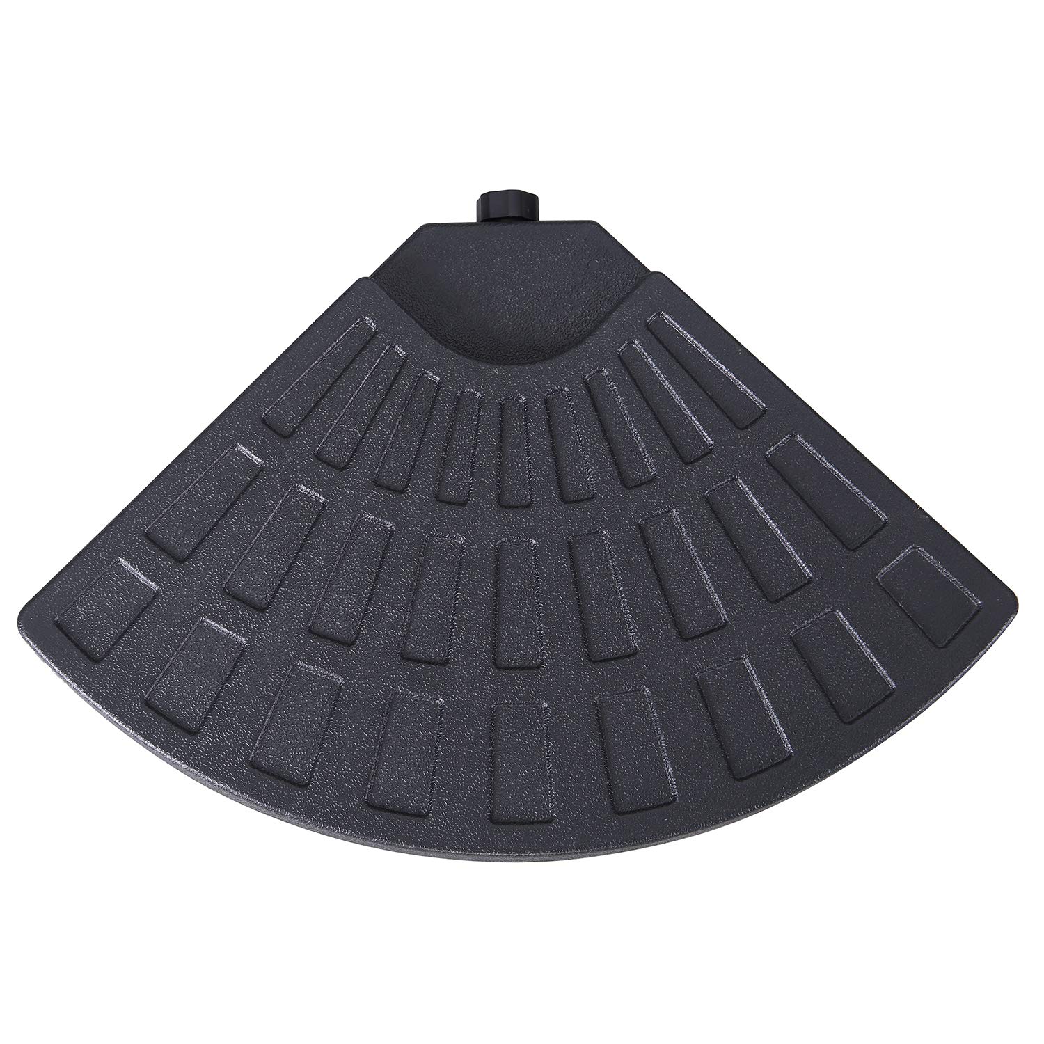 HYD-Parts 4-Piece Heavy Duty Umbrella Weight Base Stand for Cantilever Offset Umbrellas - Sand or Water Fillable - Perfect for Patio, Poolside, and Outdoor Dining Areas