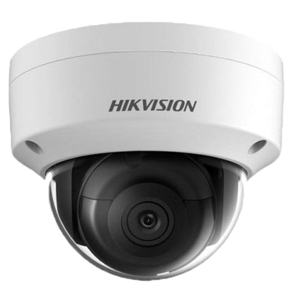 Hikvision DS-2CD2185FWD-I 8MP 4K Ultra HD IP Security Camera - Indoor/Outdoor Dome CCTV with Ceiling/Wall Mount, Night Vision & Motion Detection for Home & Business Surveillance (Black/White)