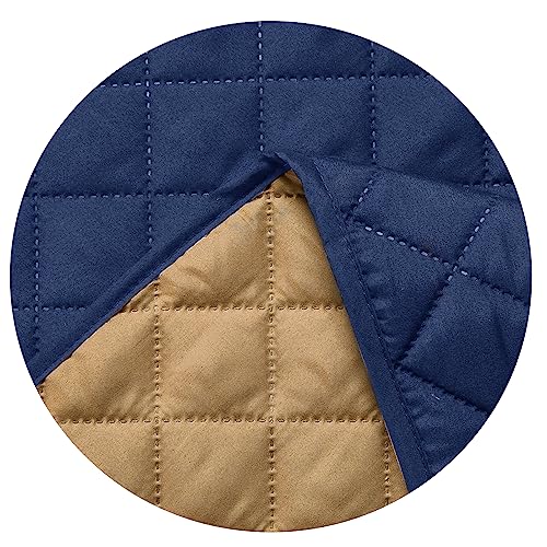 Navy Blue/Camel