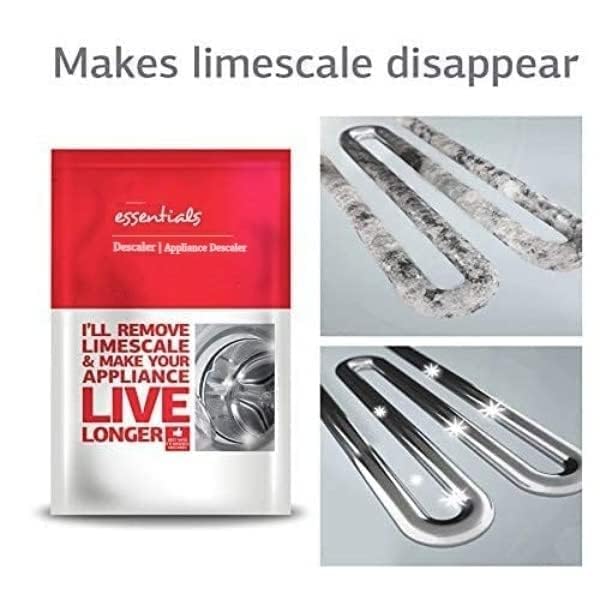Nubilous Washing Machine Cleaner & Descaler - 100gm Powder for Front Load & Top Load Washers - Removes Odors, Limescale & Residue - Perfect for Laundry Day & Deep Cleaning Maintenance