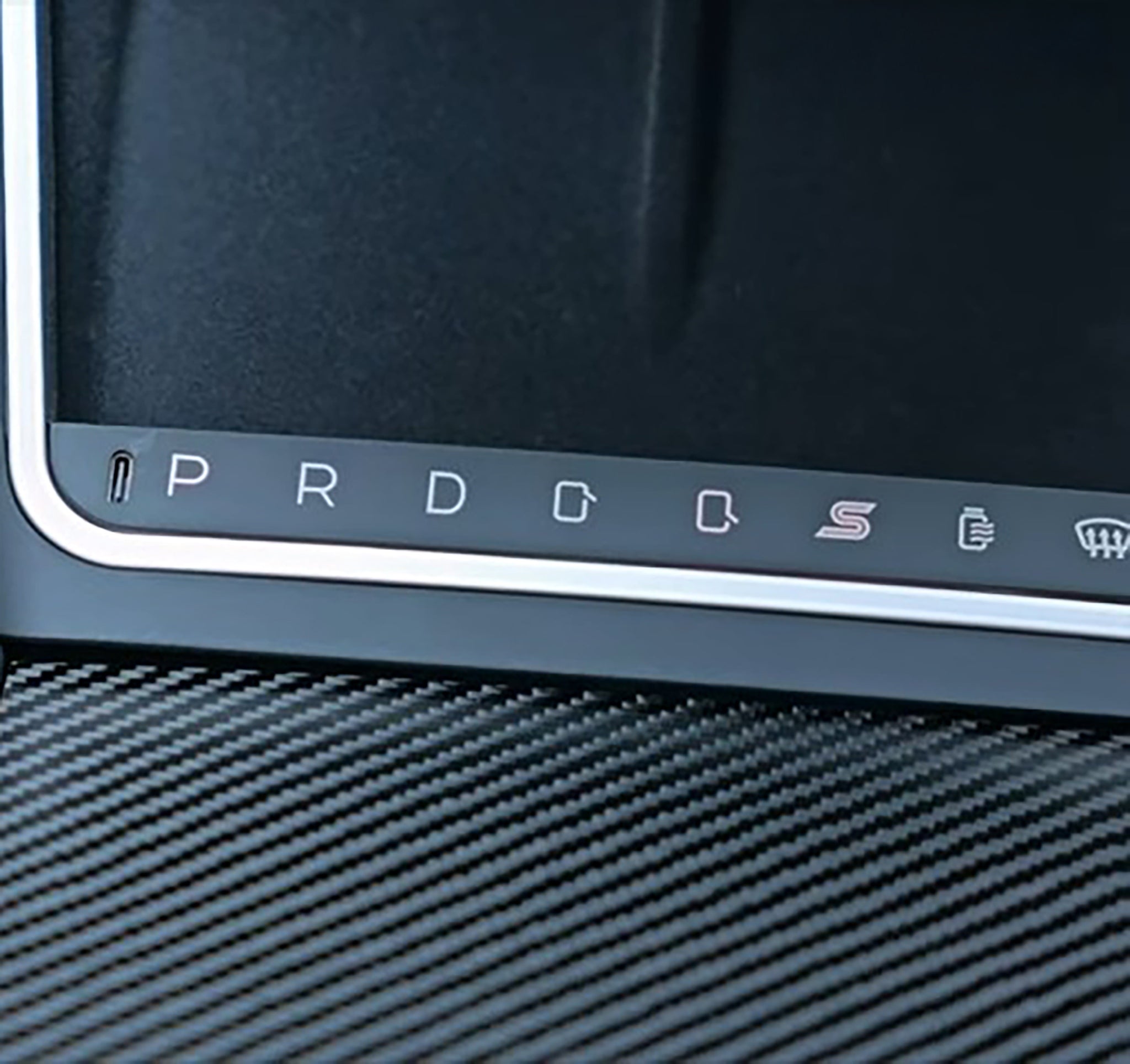 2024 Tesla Model 3 Highland Center Console Upgrade - Premium Gear Selector with Ambient LED Lighting & Smart Shortcut Buttons | Enhanced Interior for Modern Driving Experience