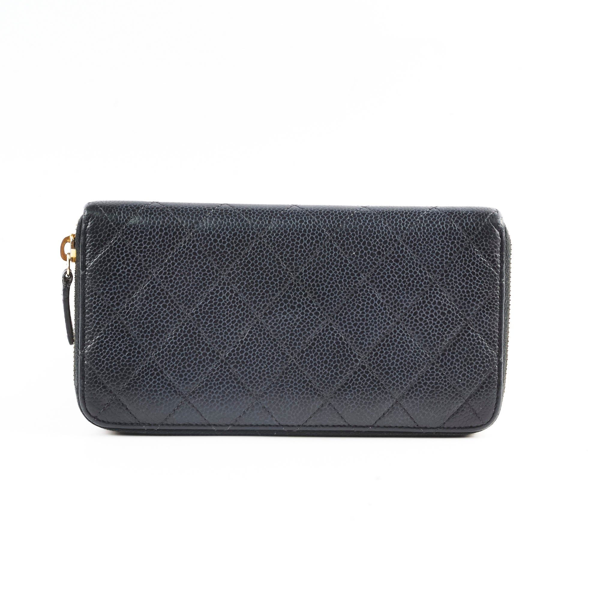 Chanel Caviar Zip Around Wallet Black Series 19 - Luxury Leather Wallet for Women | Perfect for Everyday Use & Special Occasions