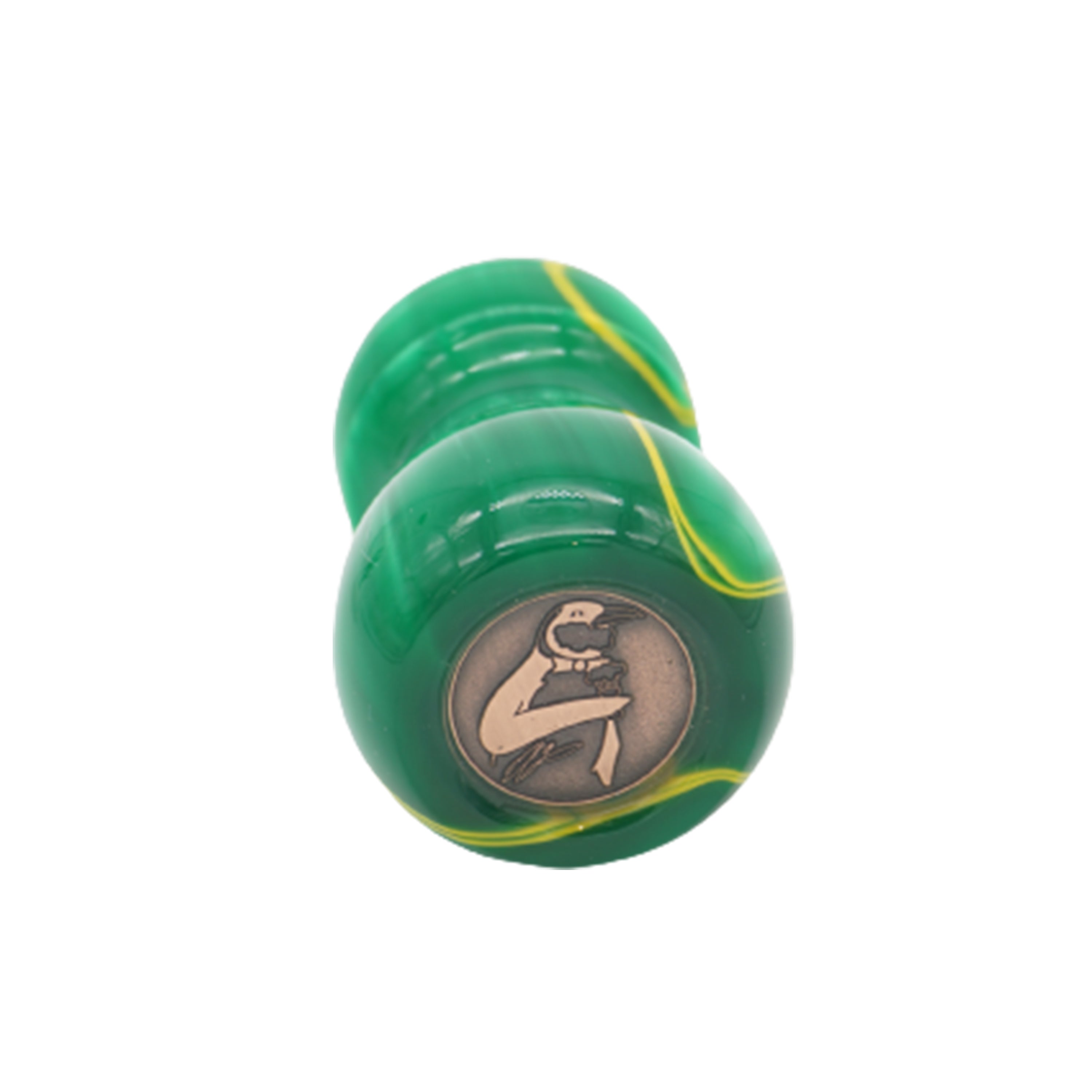 Premium Green Bay Handmade Shaving Brush Handle - Fits 24mm & 26mm Knots - Perfect for Wet Shaving, Grooming Kits & Luxury Bathroom Essentials