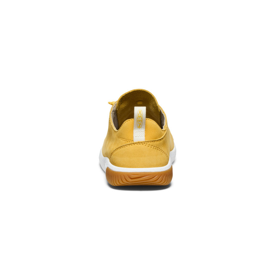 KNX Big Kids' Leather Sneakers - Daffodil & Star White | Stylish & Comfortable Shoes for School, Play & Everyday Wear