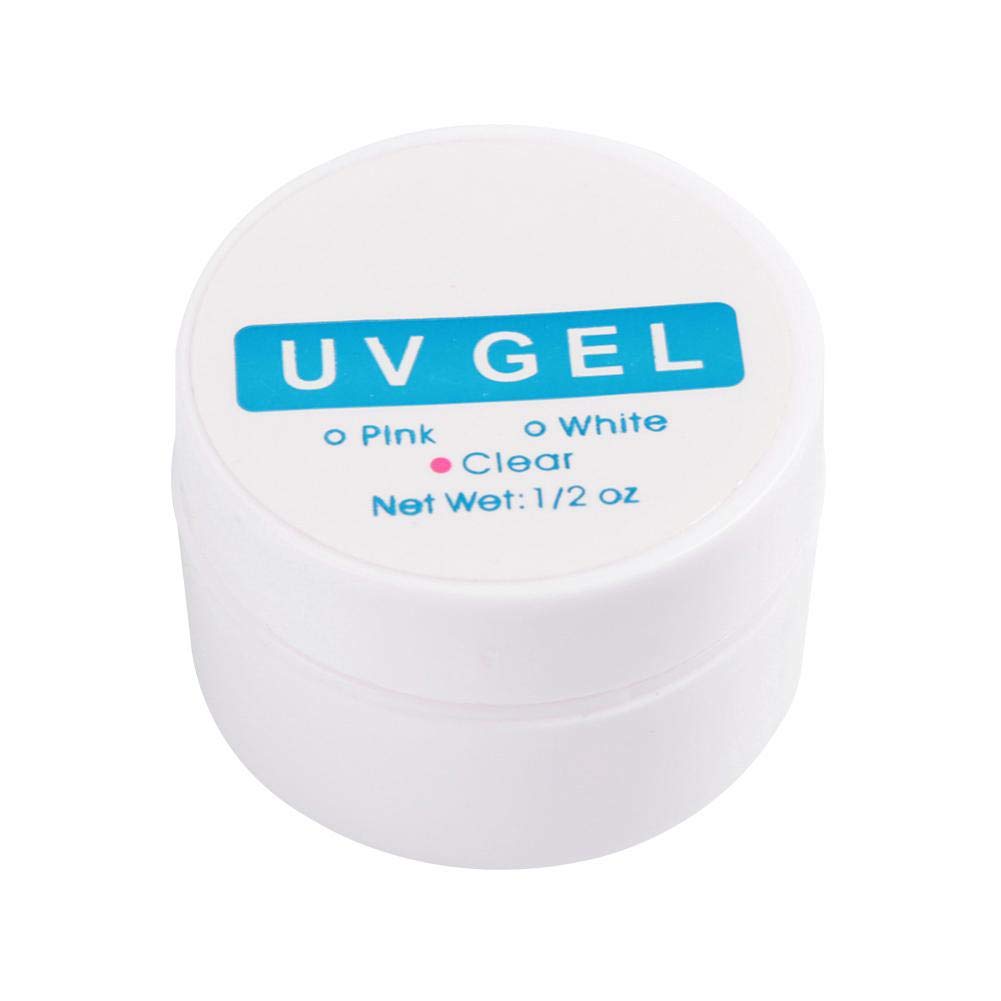 Fast Dry Crystal Nail Glue - 3 Colors UV Gel Builder for Manicure & Nail Extensions