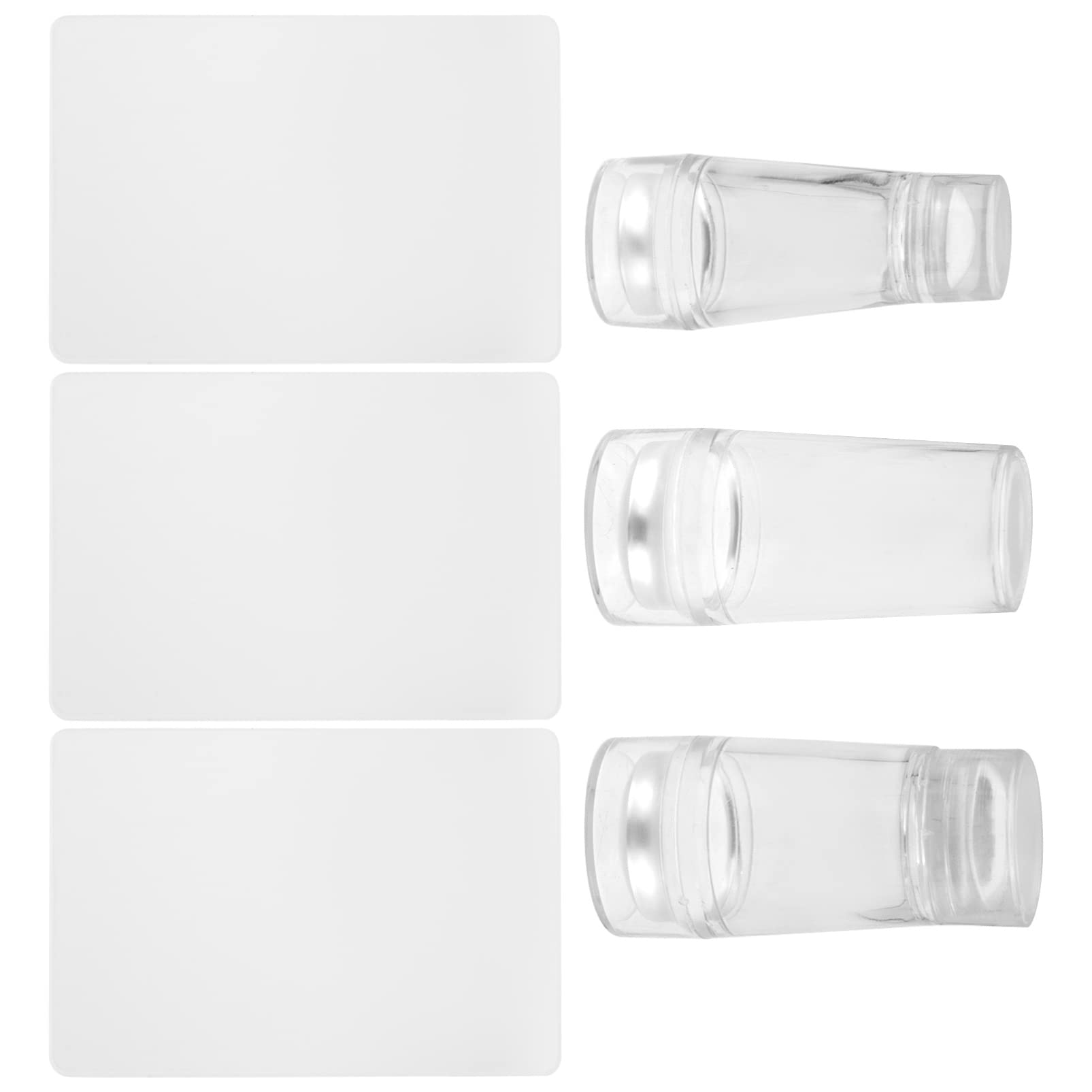 1 Set Professional Nail Salon Supplies - DIY Nail Art Stamper Kit with Silicone Stampers for French Tips & Manicure | Perfect for Home Nail Art, Salon Use & Gift Giving