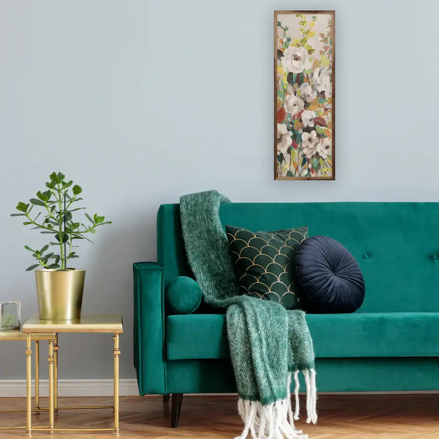 Ambience By Carol Robinson Wood Framed Wall Art Print - Elegant Home Decor for Living Room, Bedroom & Office