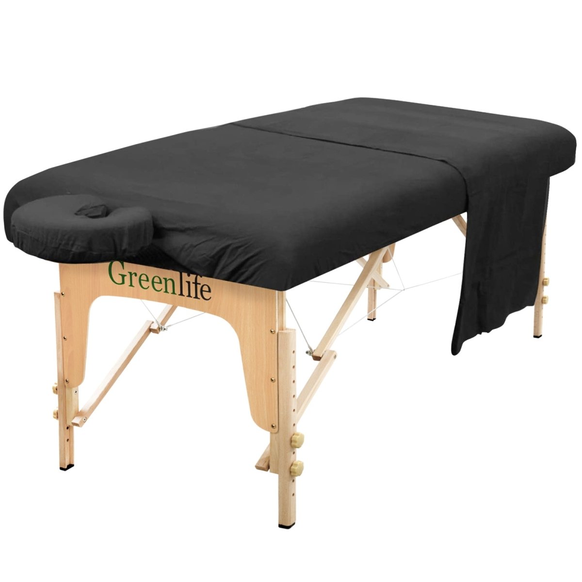 3-Piece Flannel Massage Table Sheet Set - Soft & Durable for Spa, Salon, and Home Massage Therapy Use