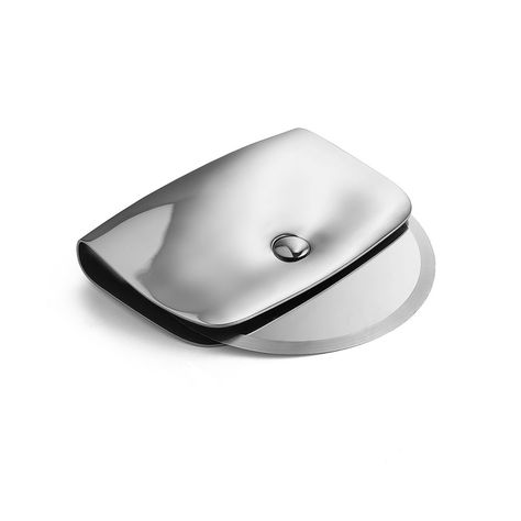 Alessi Taio Pizza Wheel Cutter - Stainless Steel Pizza Slicer with Wooden Handle - Perfect for Cutting Pizza, Pies, and Pastries - Ideal for Home Kitchens, Restaurants, and Pizza Parties