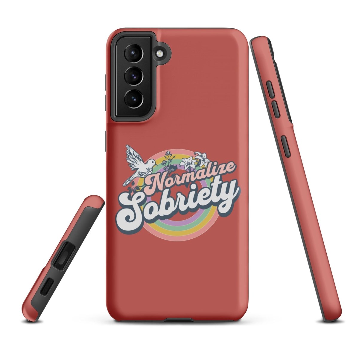 Sober Life Samsung Phone Case - Durable Protective Cover for Galaxy S21/S22/Note 20 - Perfect for Recovery Meetings & Sober Living Support