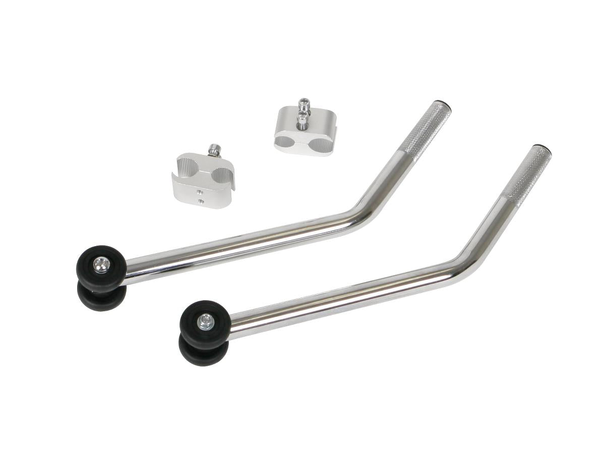 Medline Wheelchair Rear Anti-Tip Devices - Safety Wheels for Wheelchair Stability & Fall Prevention - Ideal for Home, Hospital & Outdoor Use