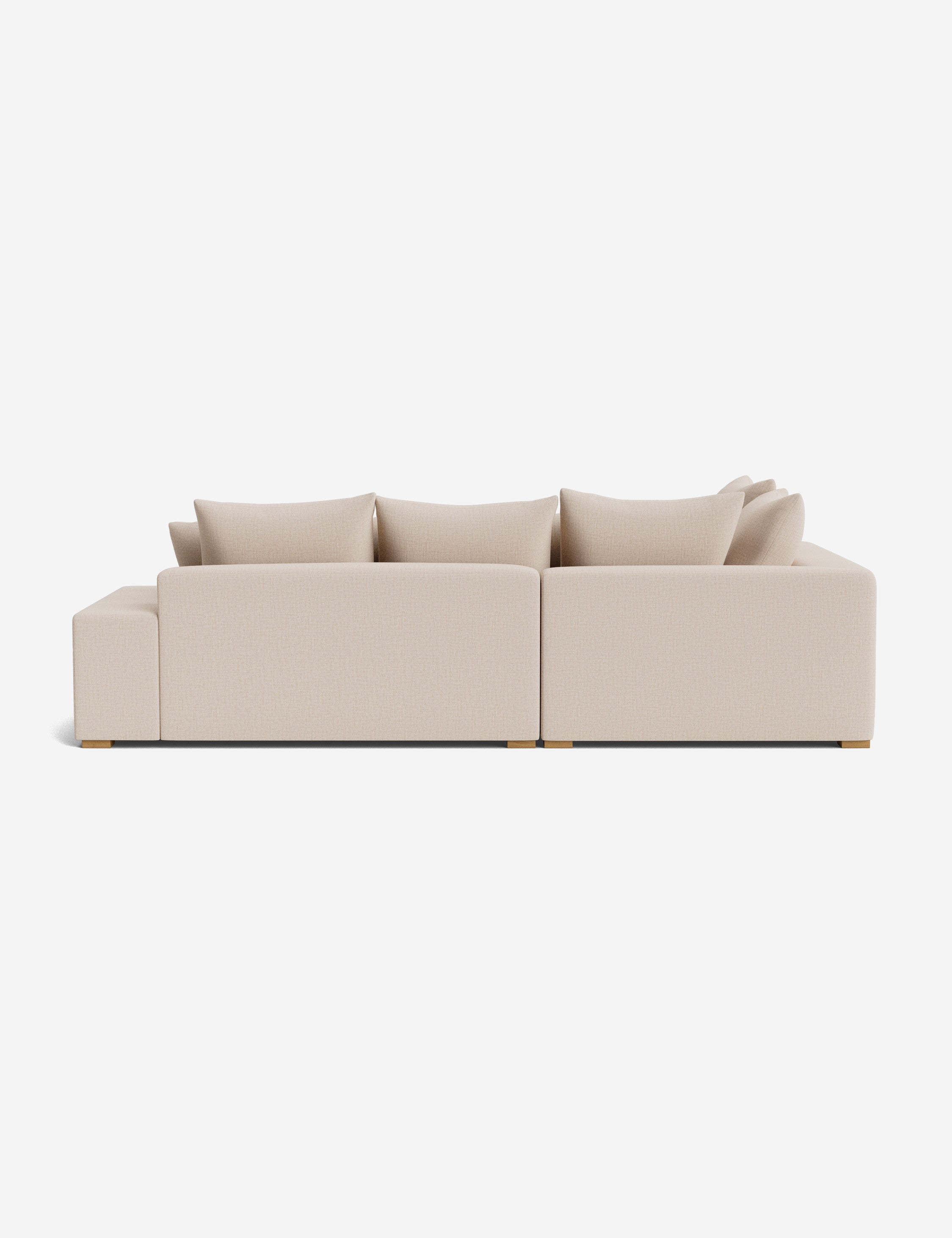 Stylish Clayton Sectional Sofa - Modern L-Shaped Couch for Living Room, Home Theater & Lounge Areas | Comfortable Fabric Upholstery & Spacious Seating