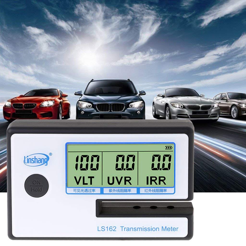 LS162 Transmission Meter Window Tint Film - Precise Transmission Value Measurement for Auto Glass & Side Windshields | Perfect for Car Maintenance & DIY Automotive Repairs