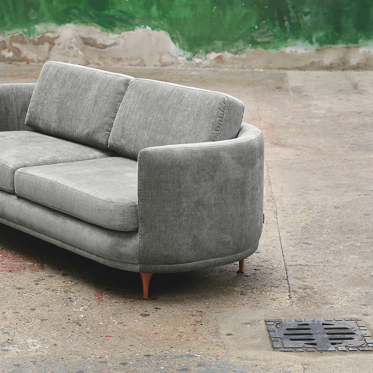 Elinor Fabric 3-Seater Sofa - Modern Comfortable Living Room Couch for Small Spaces, Apartments & Cozy Homes | Perfect for Lounging, Entertaining & Relaxing