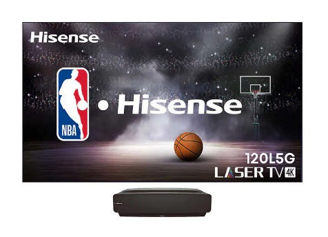 Hisense L5G 120-inch 4K Ultra HD Laser Smart TV - Home Theater Projector for Immersive Movie Nights & Gaming Experience