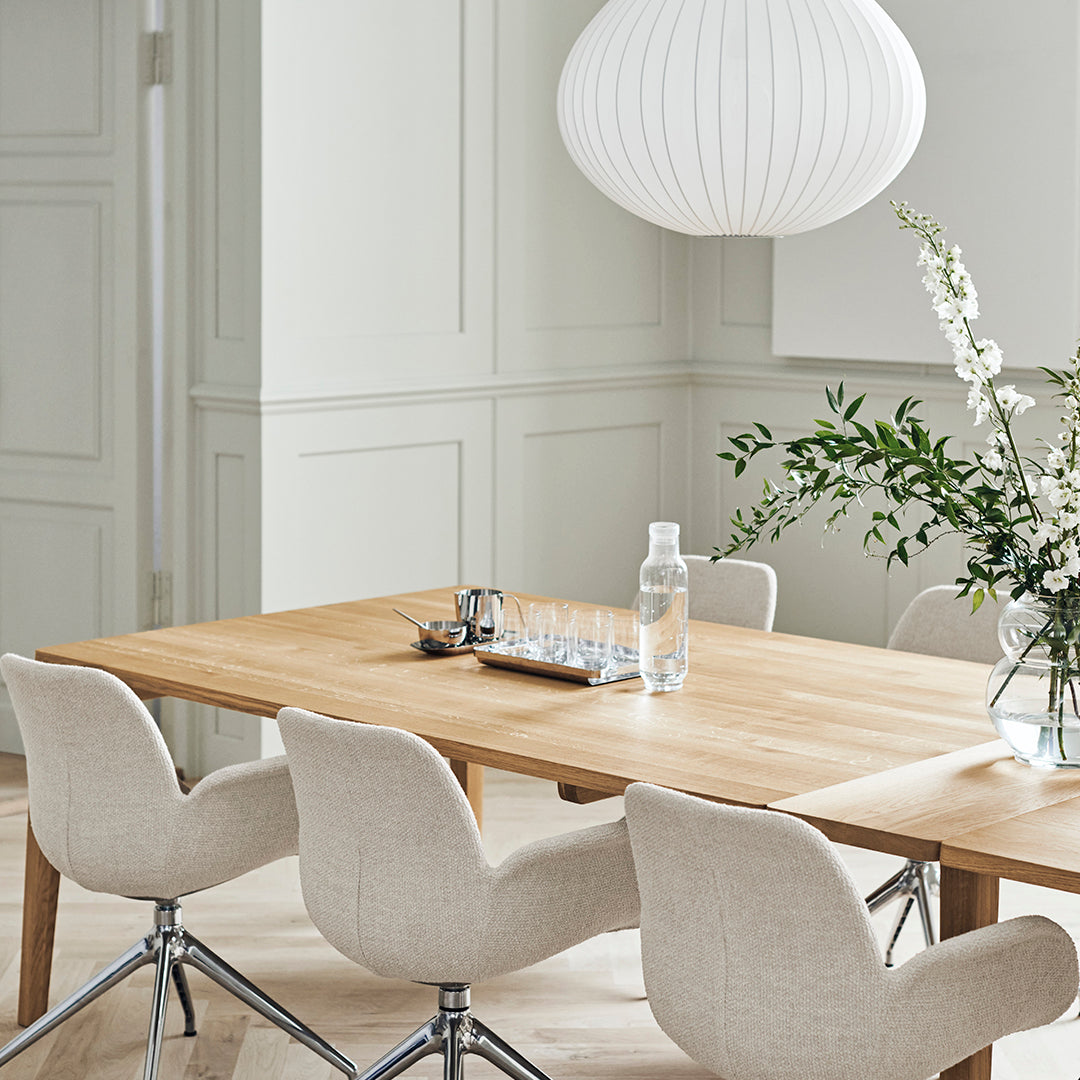 Expandable Dining Table Leaf - Solid Wood Extension for 6 to 8 Seats - Perfect for Holiday Gatherings & Dinner Parties