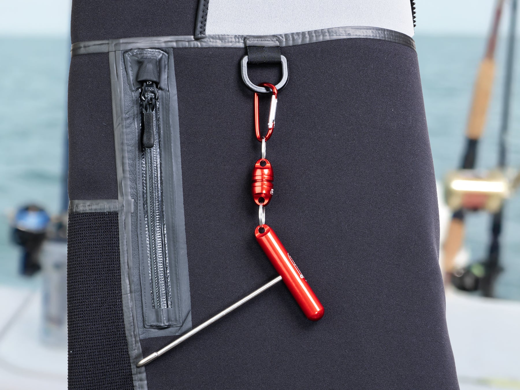Jigging World Mini 5 Magnetic Stainless Steel Fishing Dehooker - Perfect for Catch and Release, Saltwater & Freshwater Fishing Gear