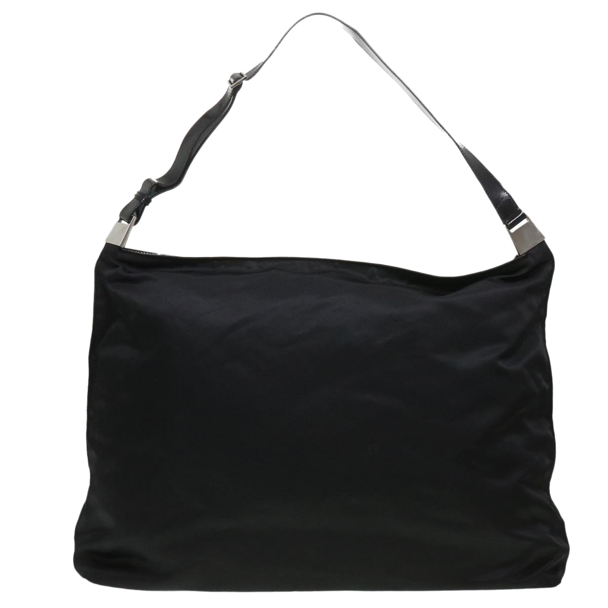 Stylish Black Nylon Shoulder Bag for Women & Men - Lightweight Durable Crossbody Purse - Perfect for Travel, Work & Everyday Use