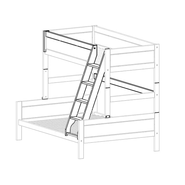 Sturdy Ladder & Replacement Parts for Kids Bunk Beds - Safe Climbing Accessories for Children's Bedroom & Dorm Room