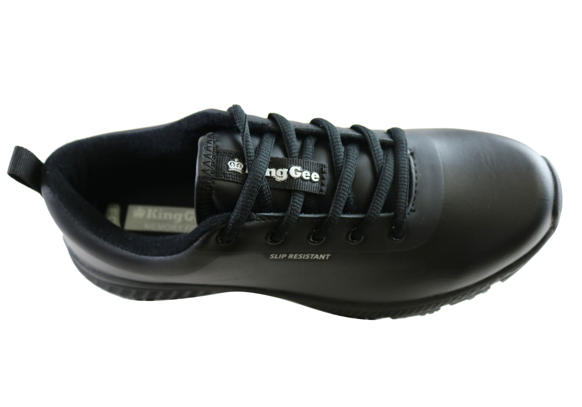 King Gee Superlite Women's Slip-Resistant Work Shoes - Lightweight Safety Footwear for Nurses, Chefs & Healthcare Professionals