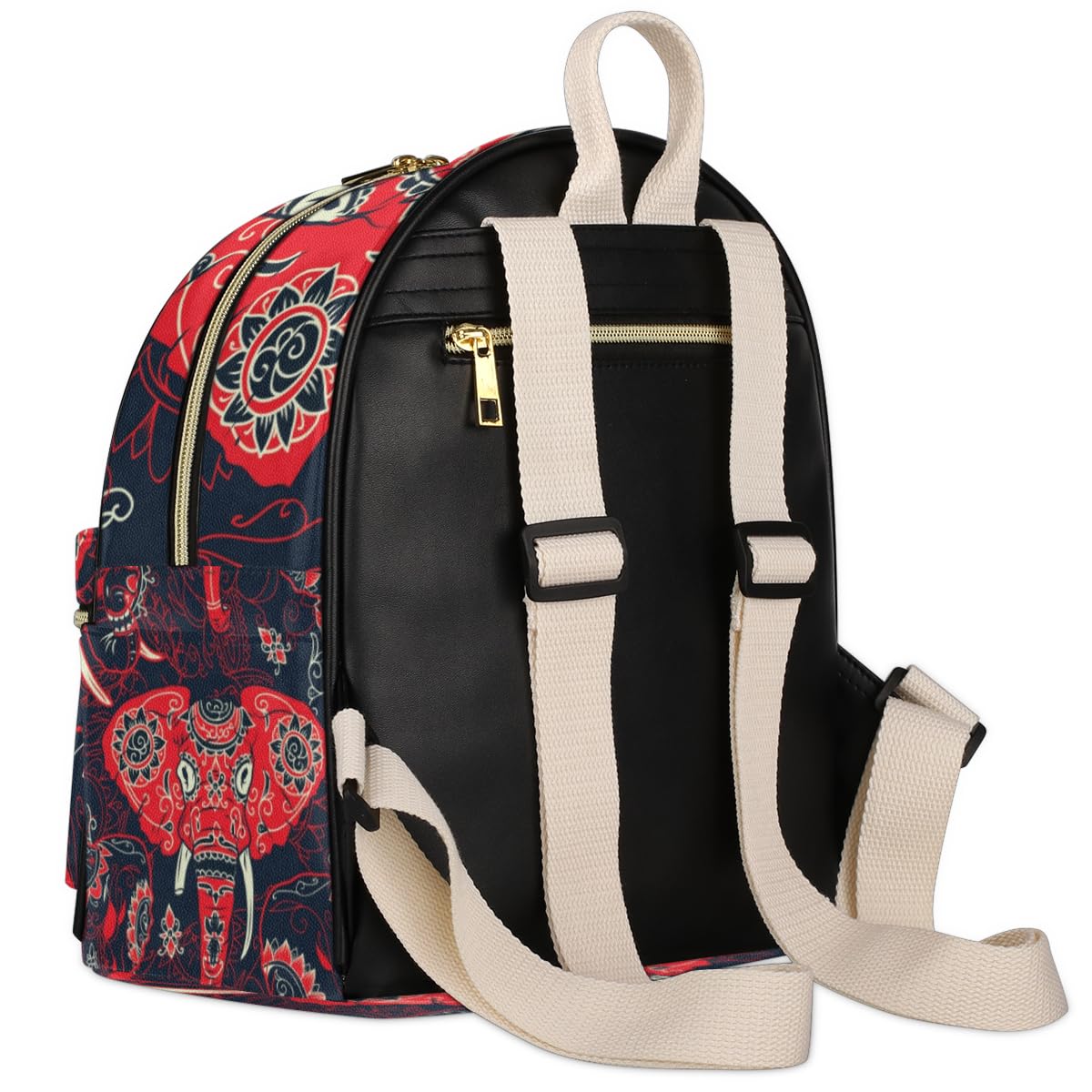 Lakiniss Sport Soccer Ball Pattern PU Leather Backpack - Stylish Small Travel Daypack for Women & Men, Perfect for School, Gym, Hiking & Outdoor Activities