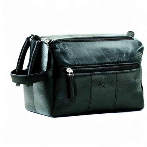 Premium Large Toiletry Bag Organizer - High-Quality PDM Cosmetic & Travel Bag for Men & Women, Durable Dopp Kit Makeup Case for Bathroom, Overnight Trips, Shaving Essentials - Ideal for Air Travel, Gym, Camping & Business Trips - Brown