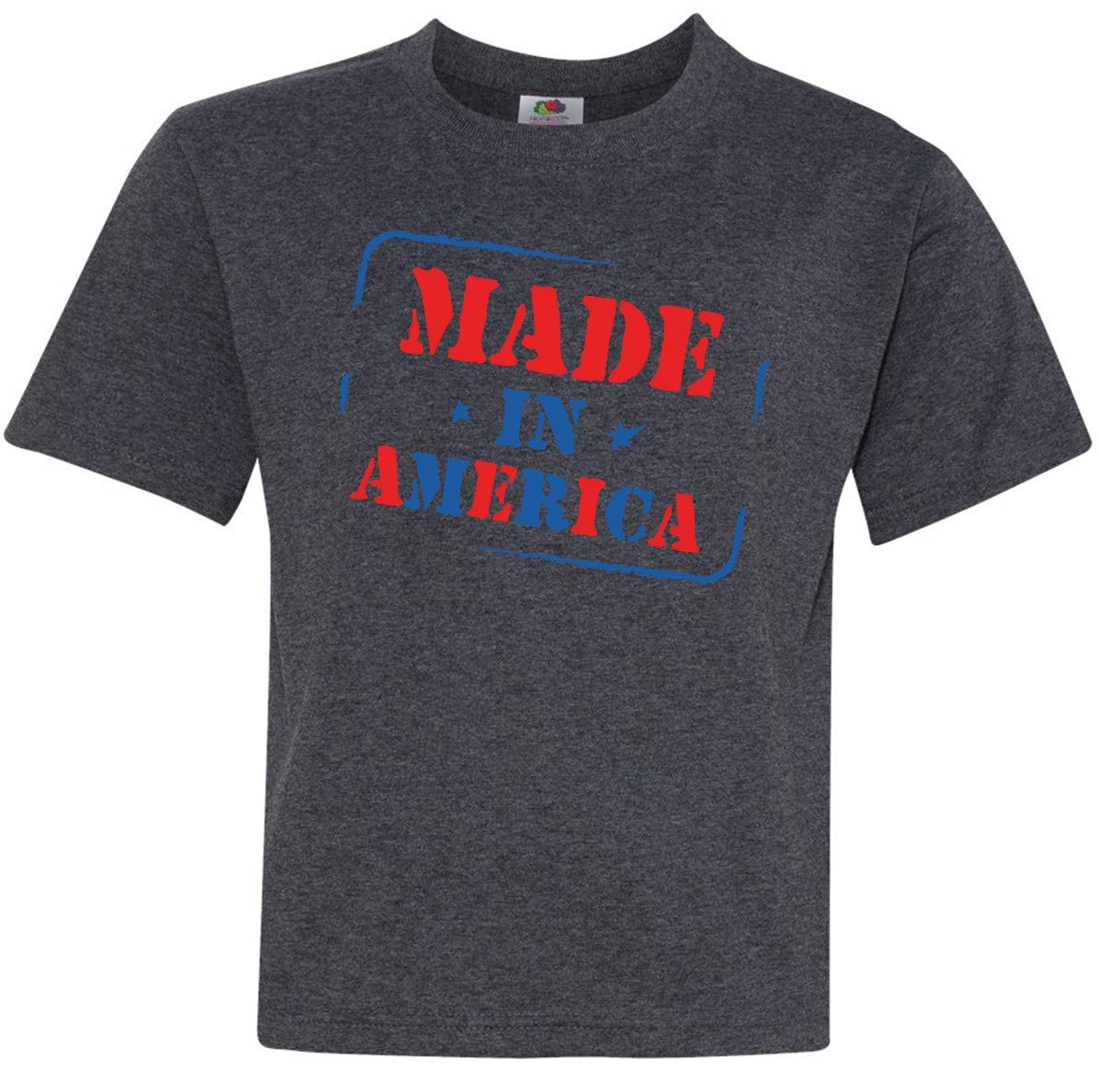 Inktastic Made in USA Youth T-Shirt - Comfortable American-Made Kids Tee for School, Play & Everyday Wear