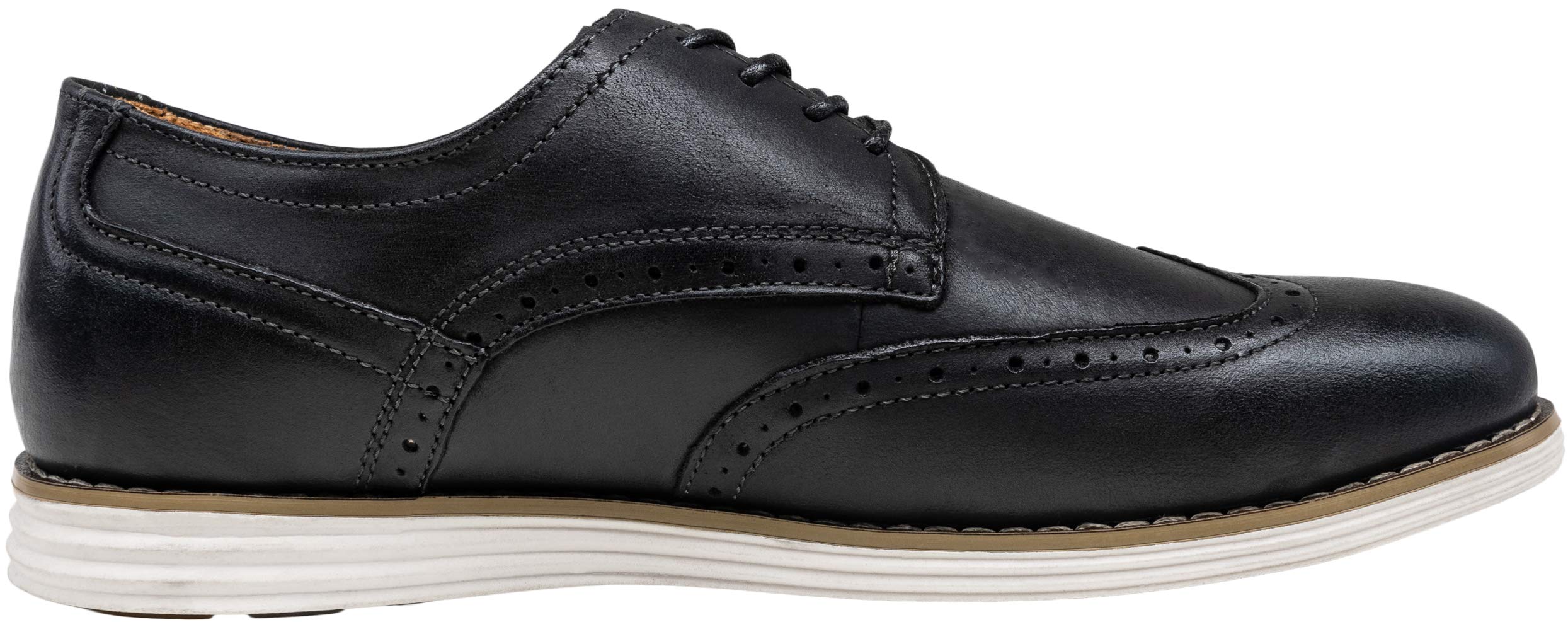Vostey Men's Leather Dress Shoes - Business Oxford Casual Shoes for Men - Perfect for Office, Wedding & Formal Events