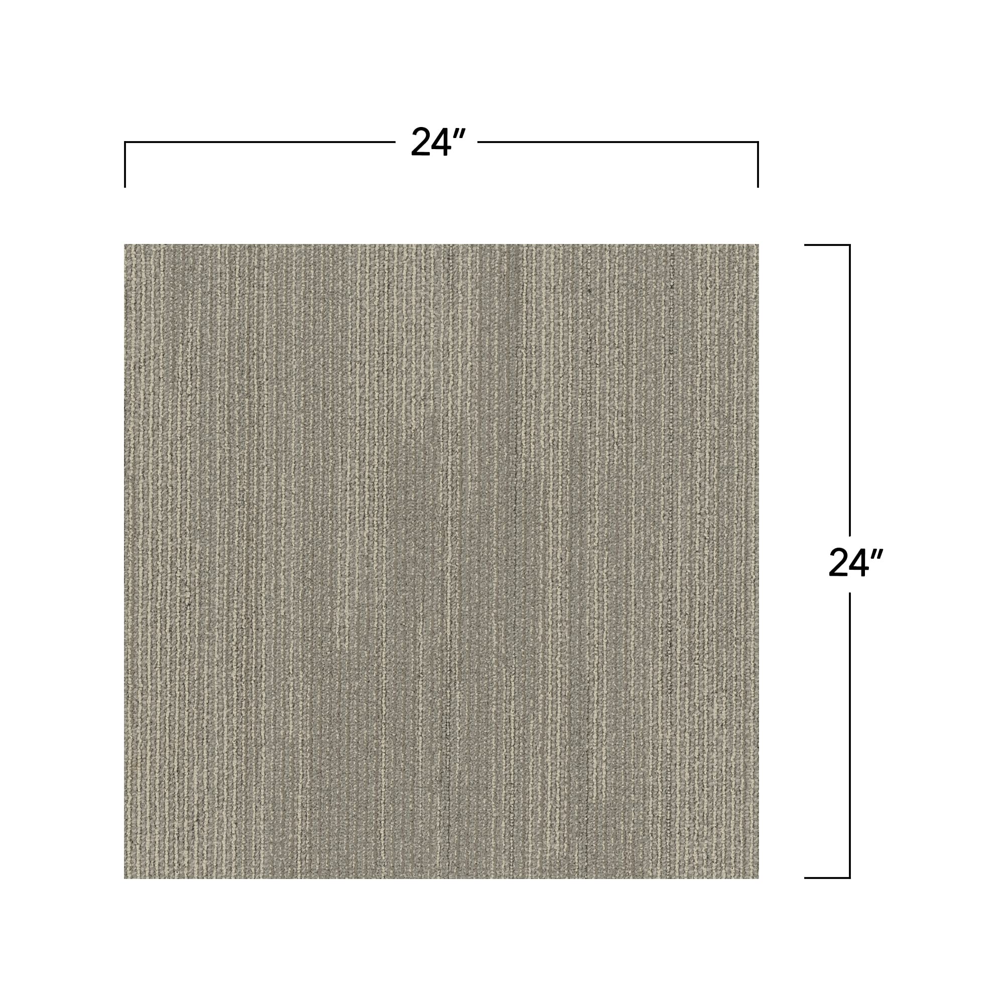 Mohawk Elite 24x24 Inch Berber Loop Pile Carpet Tiles - 0.1