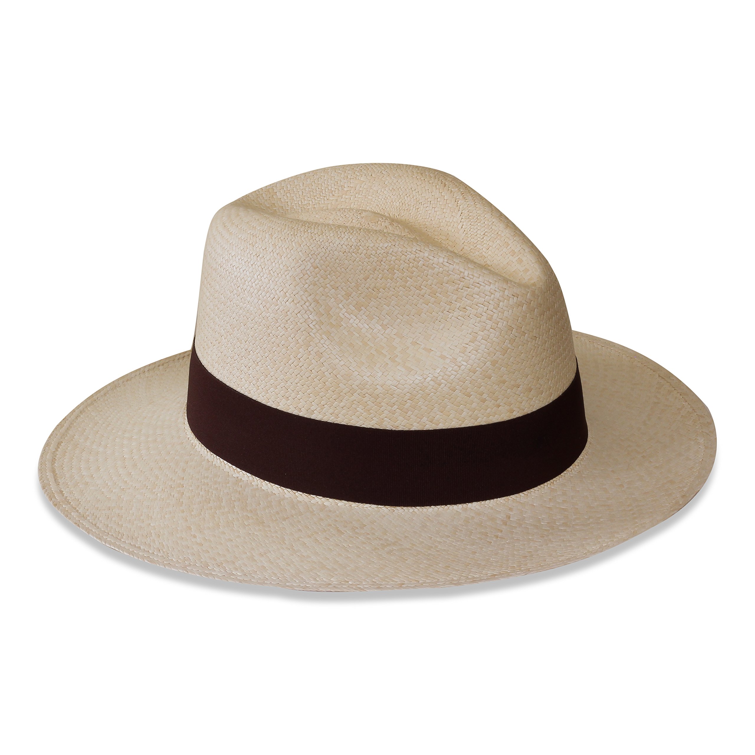 Stylish Tumia Panama Fedora Hat for Men - Breathable & Lightweight Summer Sun Hat - Perfect for Beach, Outdoor, and Casual Wear