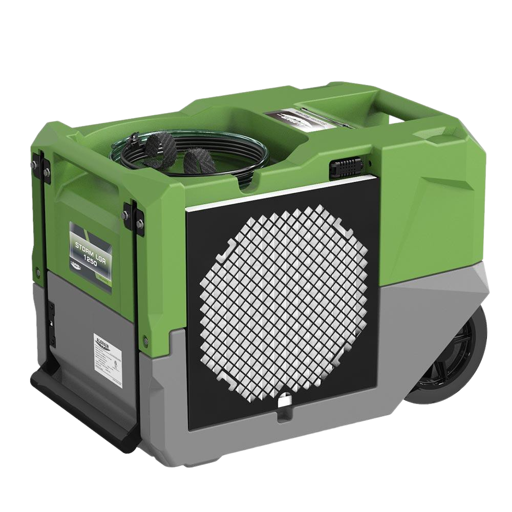 AlorAir LGR 1250 Commercial Dehumidifier - 125 Pints/Day with Built-in Condensate Pump - Heavy Duty Water Damage Restoration & Mold Control - Ideal for Basements, Warehouses, and Flood Cleanup
