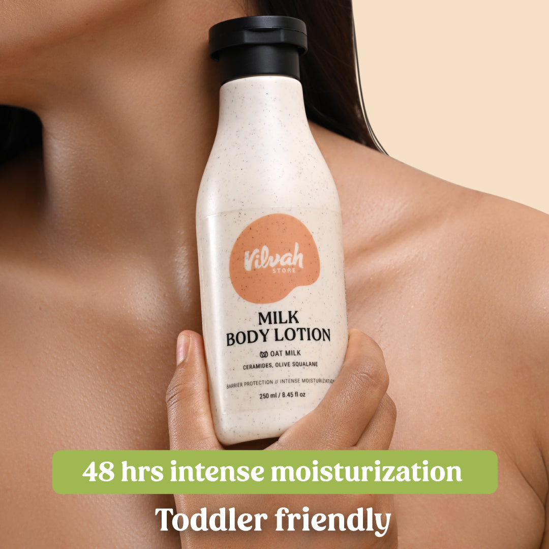 Nourishing Milk Body Lotion for Dry Skin - Hydrating & Moisturizing Cream with Vitamin E - Perfect for Daily Use After Shower or Before Bed