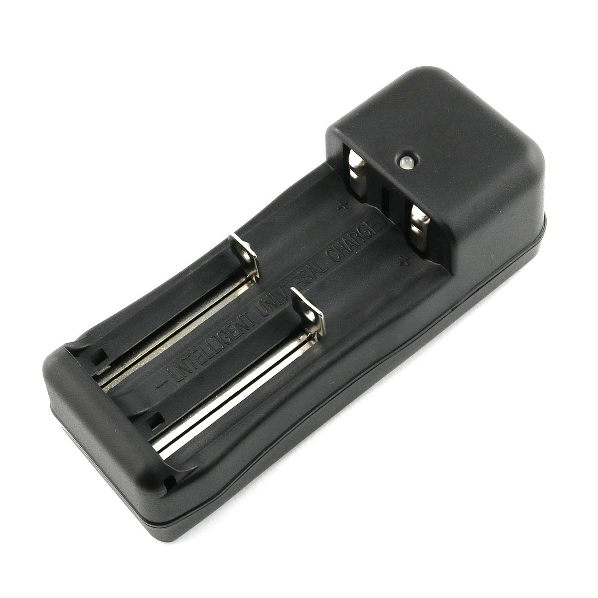 4.2V Dual-Slot 18650 Li-ion Battery Charger with US Plug - Fast Charging for Flashlights, Emergency Kits & Camping Gear