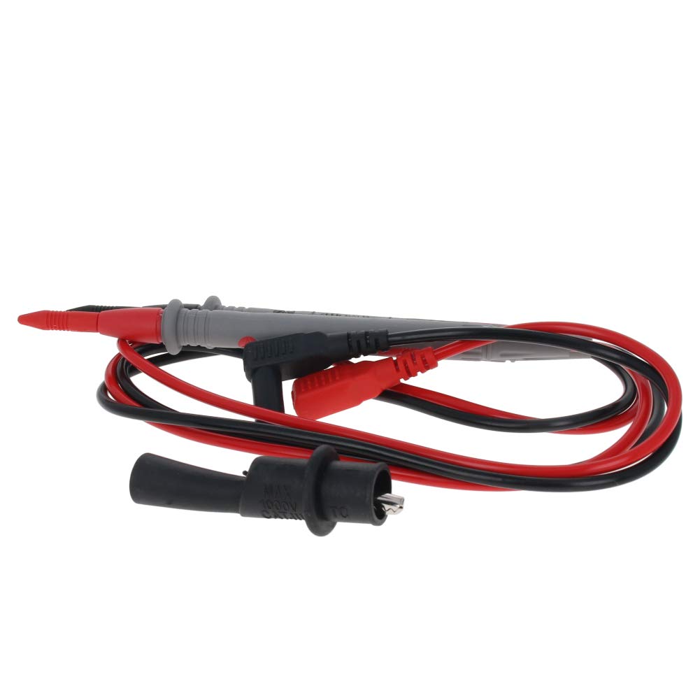 Fielect Digital Multimeter Test Leads with Alligator Clips - 2PCS High-Quality Multimeter Probe Tester Wire Pen Cable for Electrical Testing, DIY Repairs & Automotive Diagnostics