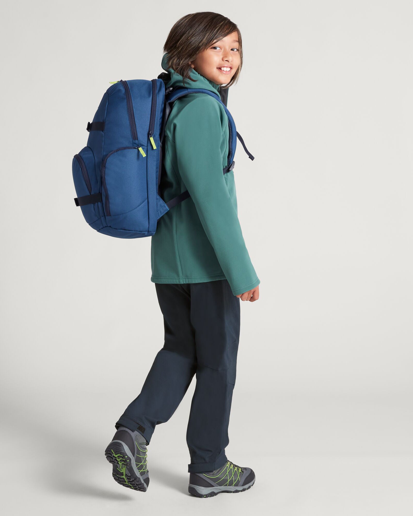 Parker Youth Backpack - Durable Dark Blue School Bag for Kids & Teens - Perfect for School, Travel & Outdoor Adventures