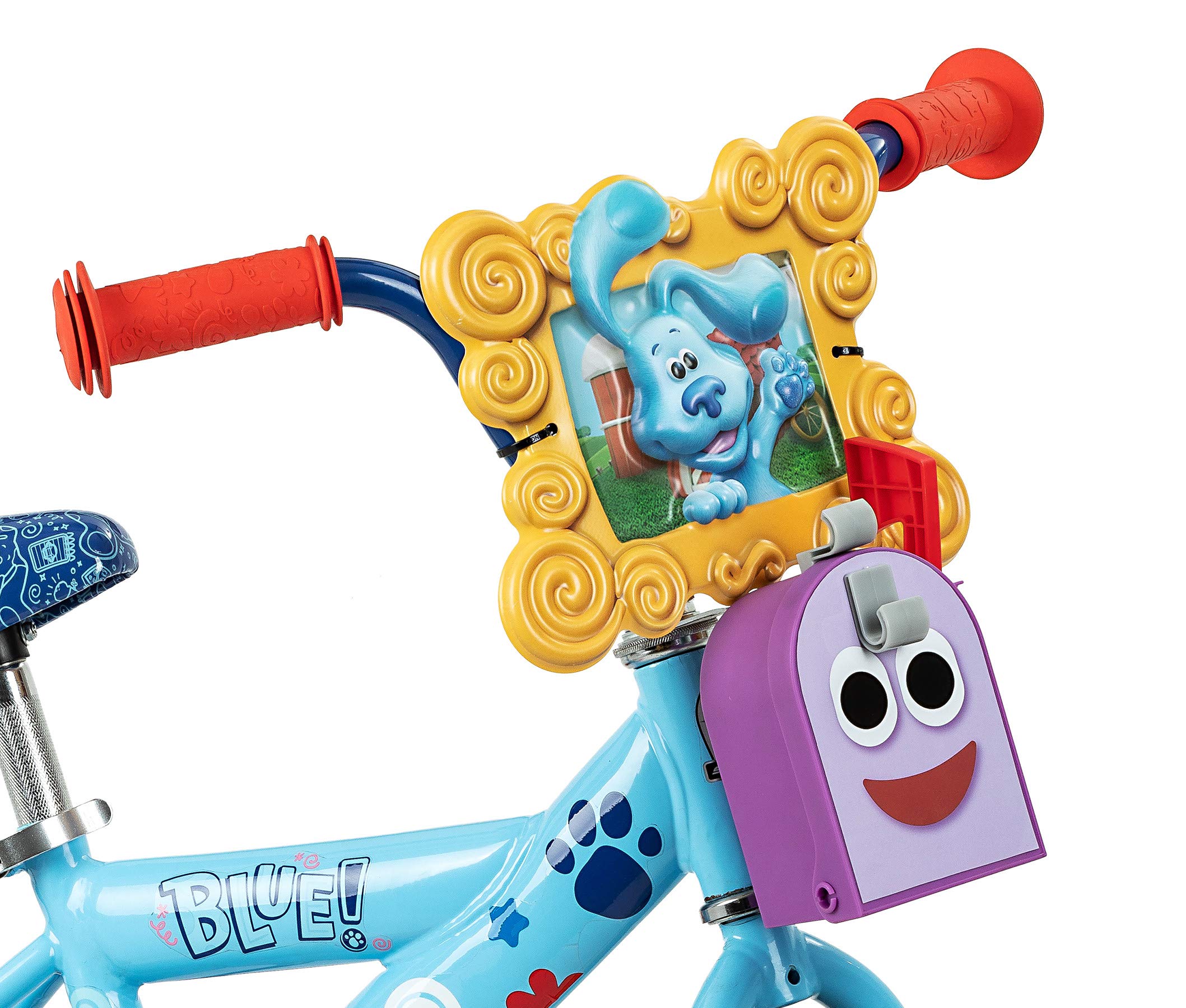 Nickelodeon Blue's Clues & You 12-Inch Kids Bike with Training Wheels for Boys and Girls Ages 2-4 | Perfect First Bike for Toddlers Learning to Ride | Outdoor Play, Birthday Gifts, Preschool Activities