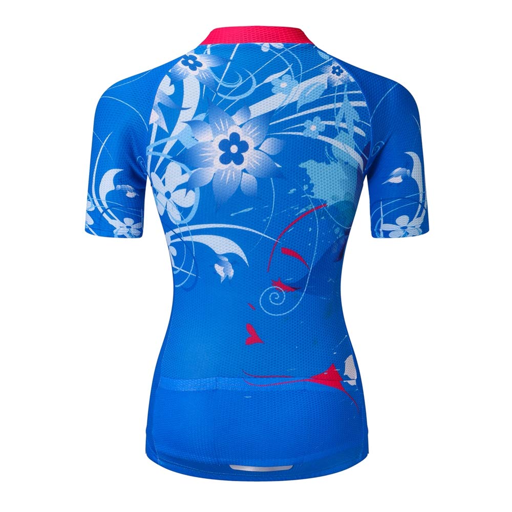 Women's Mountain Bike Jersey - Breathable Quick-Dry Cycling Shirt for Trail Riding & Outdoor Adventures | Comfortable Biking Jacket Top for Women Cyclists