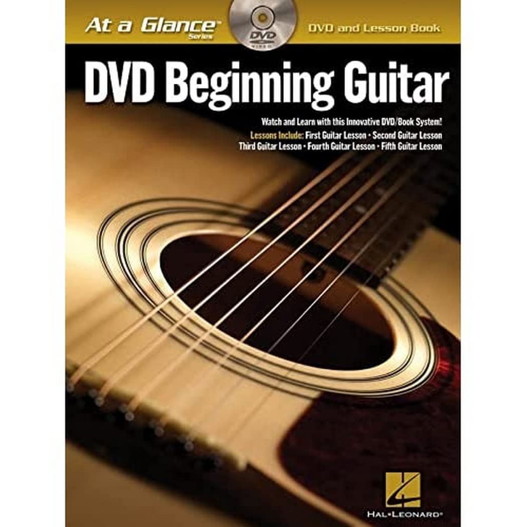 **Learn to Play Guitar for Beginners - Step-by-Step DVD & Lesson Book with Chords, Riffs & Techniques | Hal Leonard Guitar Guide with On-Screen Music Notation | Perfect for Self-Study & Home Practice**