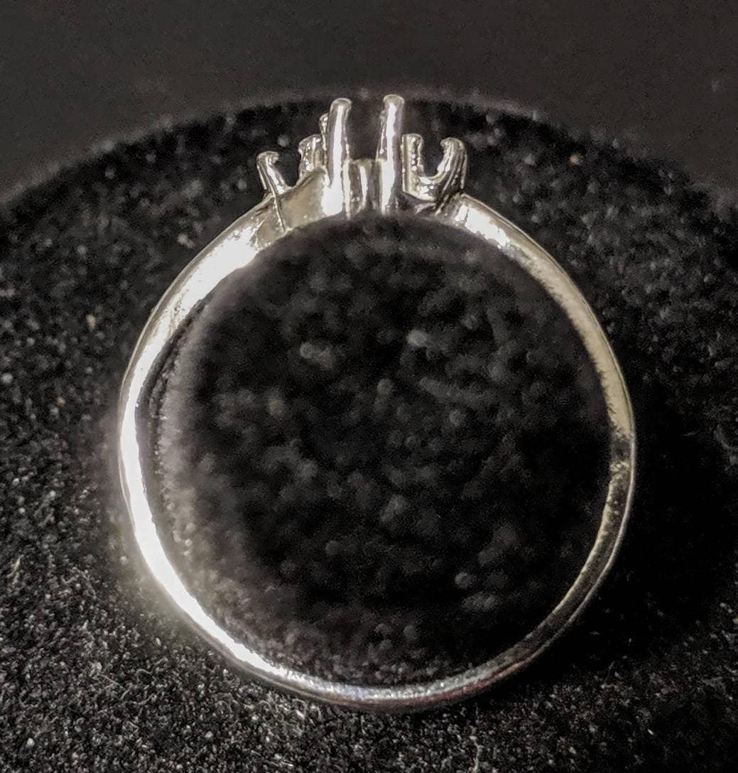 Solid Sterling Silver or 14kt Gold Marquise Ring Setting - 6x3mm & 16x8mm Sizes with Accents, Pre-Notched, Size 7 - Perfect for Engagement Rings, Wedding Bands & Jewelry Making