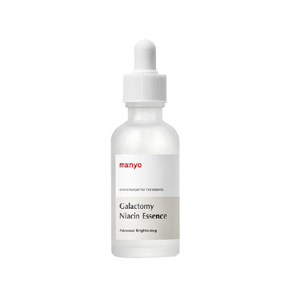 Manyo Factory Galactomy Niacin Essence 2.5% - Brightening & Hydrating Korean Skincare for Dark Spots & Uneven Tone | Perfect for Night Routine & Glow Boosting