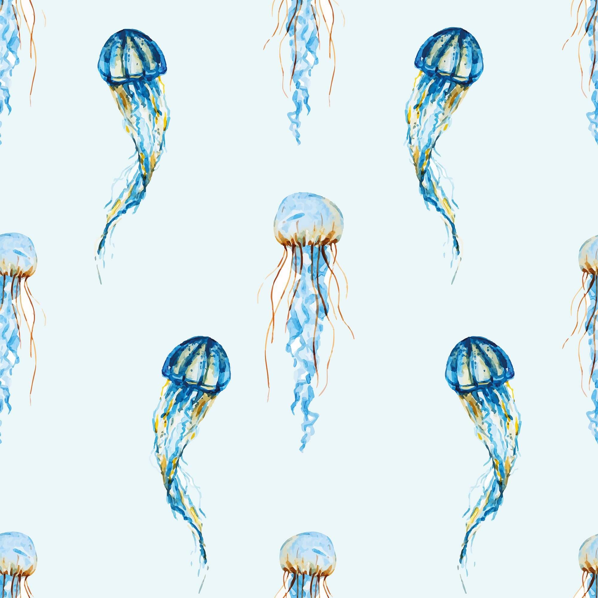 Blue and Orange Nautical Peel and Stick Removable Wallpaper - Self-Adhesive Decorative Wall Covering for Bedroom, Bathroom, Kitchen & Nursery - Easy to Apply & Remove - 2958